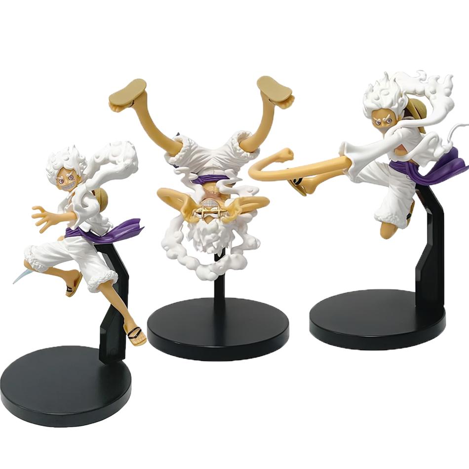 Japanischer Anime One Piece Sonnengott Nika Ruffy Handgefertigt V1 2 3 Nika Ruffy PVC Modell Desktop Ornament Anime Peripherie Geburtstagsgeschenk