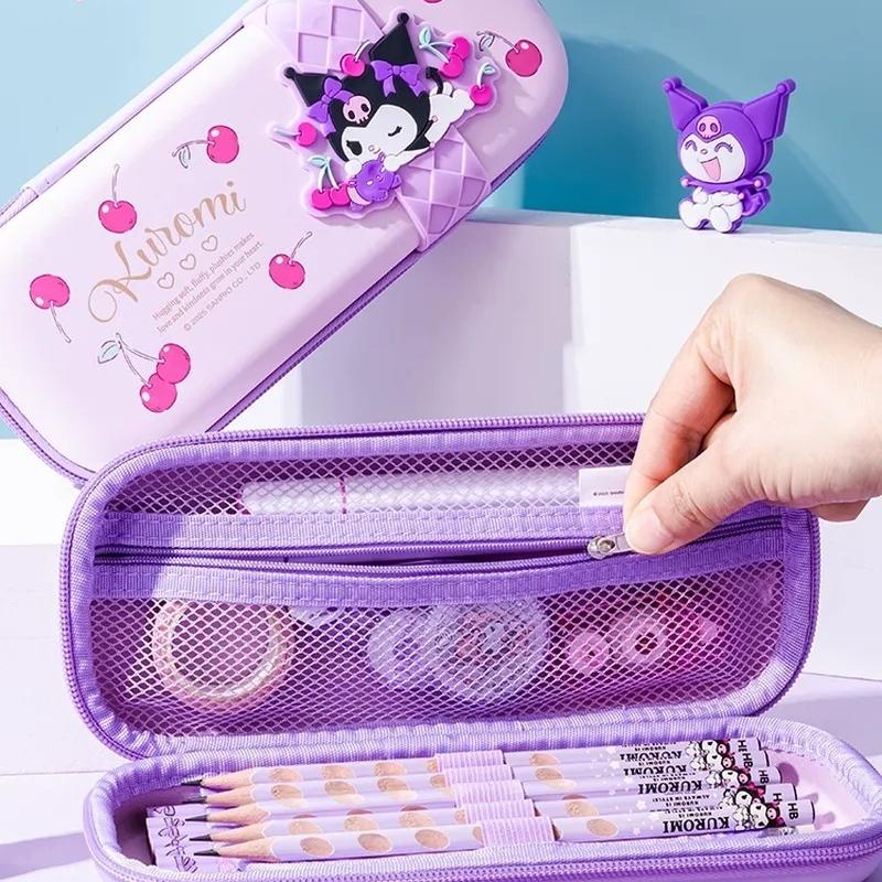 Adorable Student Office Supplies Kawaii My Melody Large Capacity Durable Eva Material Pencil Case Children'S Stationery Box