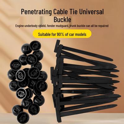 Fissaggio Multifunzione con Fascetta e Spina a Pressione per Sottocoppa Motore e Rivestimento Passaruota