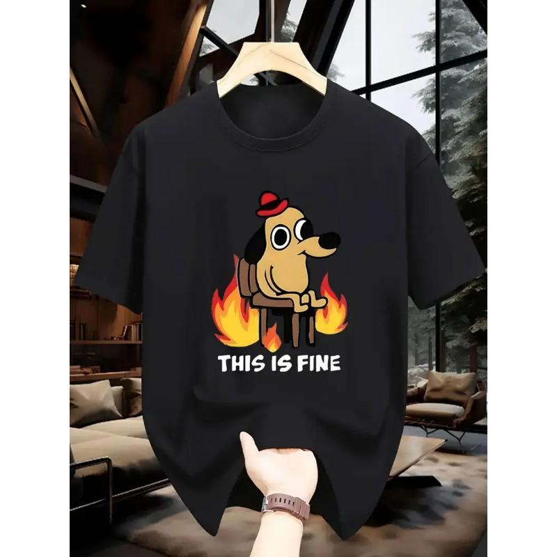 

Summer New Trendy Men s Printed Short Sleeve T-Shirt Versatile Men s Top 4XL