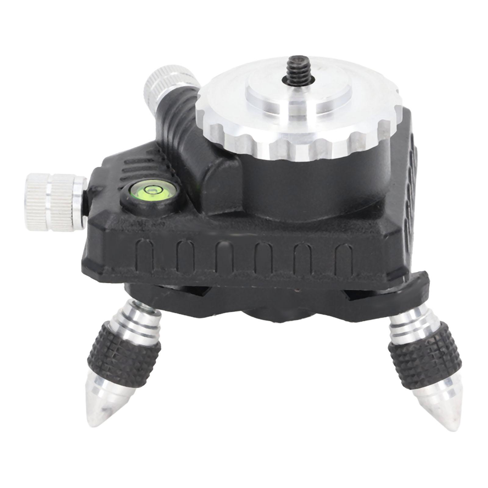 

Level Adjustment Base 360 degrees Rotatable Fine Tuning Adapter for Laser Leveling Tripod Connector