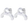 2PCS Clamping Support 1 Side 2 Post M4 Thread Aluminum Clamp Mount Robot Shaft