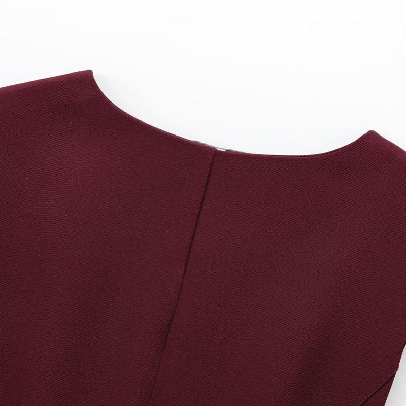 Kaslead New Arrival Women's Clothing Fashion Style Fashion Short Skirt Hem Pleated Tops 2135552