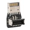Front Panel Internal Connector Computer Motherboard USB3.1 10G TYPE E 90 Degree Angle Adapter(PH74 B (10354) )