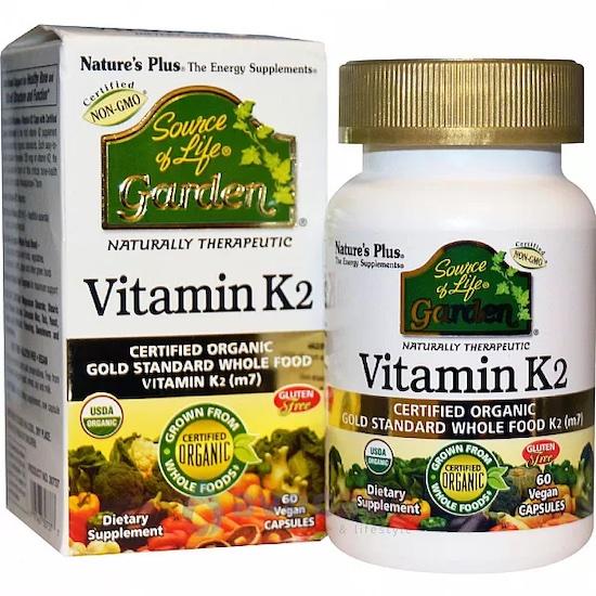 

Nature s Plus- Source of Life, Garden, Vitamin K2, 60 Vegan Caps