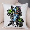 Extremsport Motorrad Muster Kissen Cartoon Mobiles Fahrrad Kissen Kopfstütze Dekoration Wohnzimmer Sofa Auto Zuhause