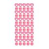 60Pcs Braid Hair Accessories, Heart Letter Shape Hair Rings, Large Hole Design Hair Beads for Thick Braids Dreadlocks Multi-Strand Hair DIY