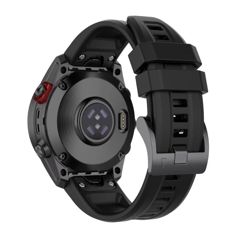QuickFit 22mm 26mm Silicone Strap for Garmin Tactix 8 Fenix E 8 7X 7 6 6X/Epix Pro Gen 2 51mm 47mm/Enduro 3 Comfortable Correa