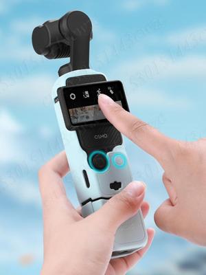 Silicone Case Anti-Scratch Handle Soft Protective Case Lens Cap Grip Cover Sleeve Skin for DJI Osmo Pocket 3 Gimbal Camera