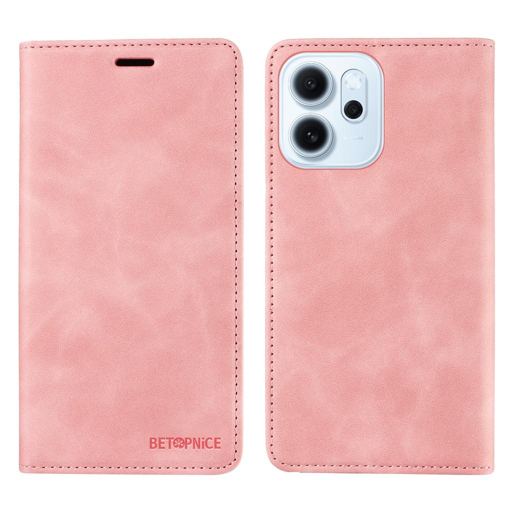 Pour Oppo Reno15 F 5G Coque BETOPNICE Fermeture Magnétique Portefeuille Bloquant RFID Support Housse de Téléphone en Cuir
