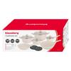 Set 12 Elemente. Marmorierte Töpfe Klausberg Kb-7959