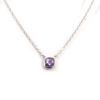Les Trésors De Lily [K5892] - Silver 'Linda' Amethyst Necklace