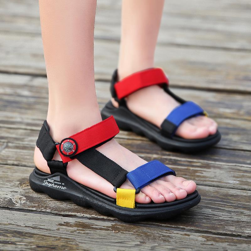 Candy Sandals Boys Shoes Beach Shoes Girls Shoes South East Asia Ribbon Kids Beach Shoes