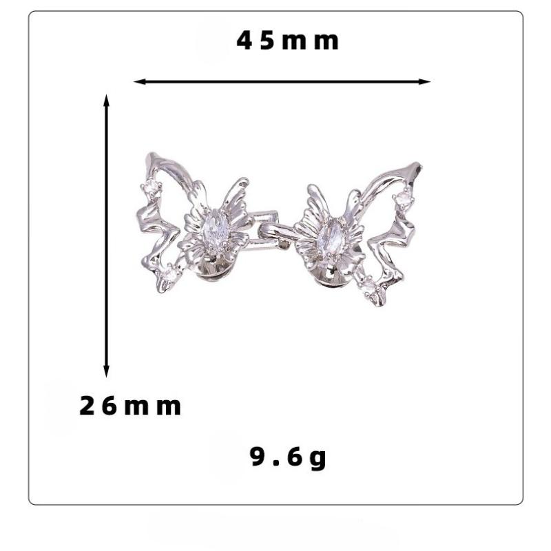 Detachable Butterfly Waist Cinching Buckle, Nail Free Denim Waist Cinching Artifact, Waist Size Adjustable Buckle, Pants Adjustable Button
