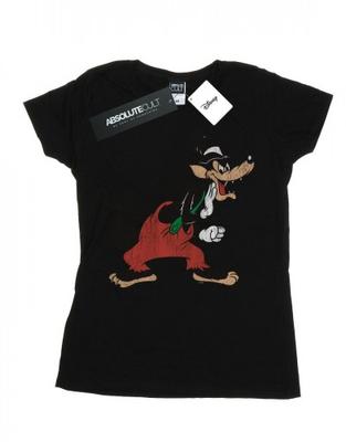 Womens/Ladies Three Little Pigs Big Bad Wolf Cotton T-Shirt