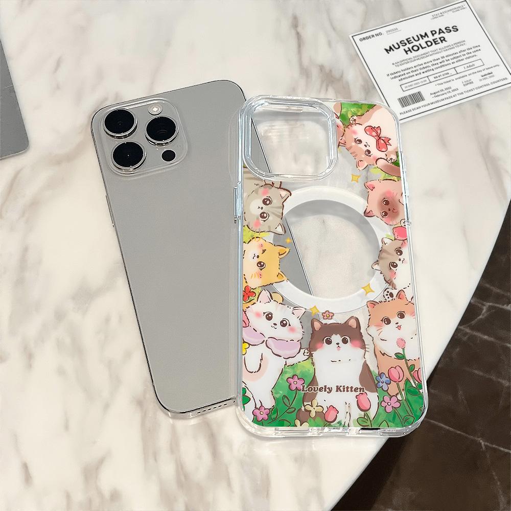 Magnetic Phone Case for iPhone 11 12 13 iPhone 13 14 15 Pro 15 16 Pro Max Samsung A15 A16 A25 A26 A55 A56 S25 S24 S22 S23 Ultra S25 Edge