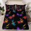Halloween Pumpkin Unicorn Personality Pattern Mattress Three-Piece Digital Printing Bedding Set