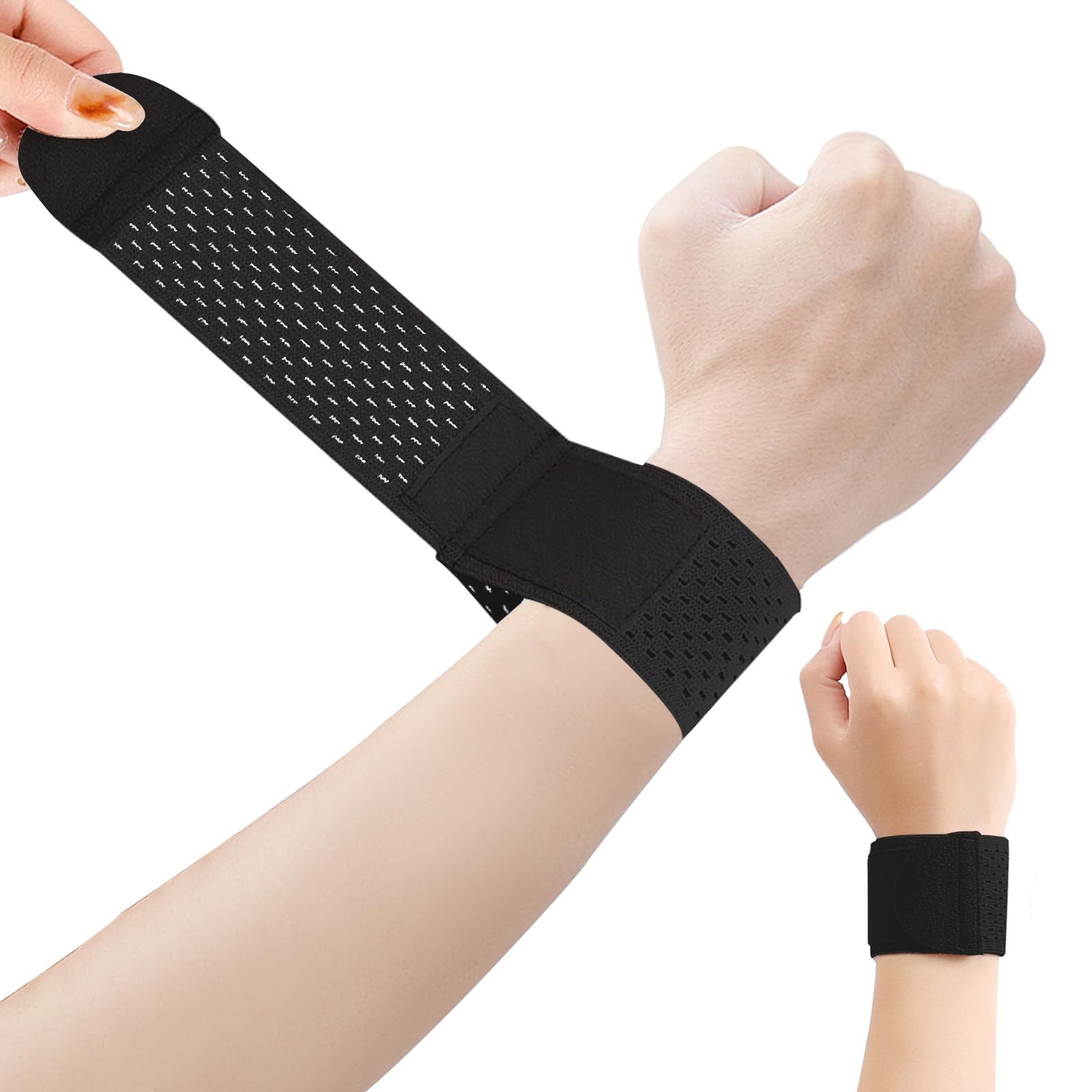 

Спортивный фиксатор запястья Легкий дышащий сетчатый фиксатор Легкая поддержка сухожилий Фиксация суставов Регулировка давления Спорт