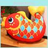 Chinese Style Lucky Koi Plush Cushion For Living Room Decor Office Back Support