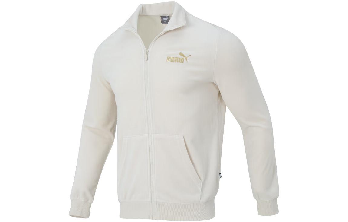 PUMA Jackets Men s White Lapel Moderate Other 680142-87 M