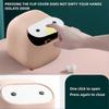 Small Trash Can, Cute Ninja Desktop Trash Can with Lid, Trash Can for Home, Bedroom, Office (Pink)
