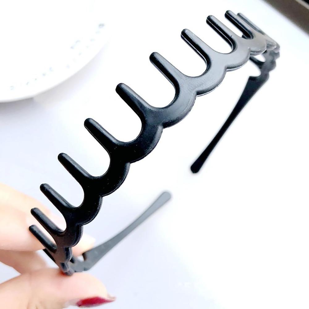 Langer Zahn Haarband Wellenförmig Haaraccessoires Neues Stirnband Männer