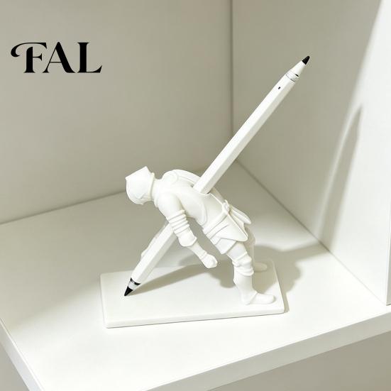 Ninja Pen Holder Unique Holder, 3D Printed Plastic Pencil Organizer, Funny Stand for Desk Creative Office Stationery Storage Stand, Pens Markers