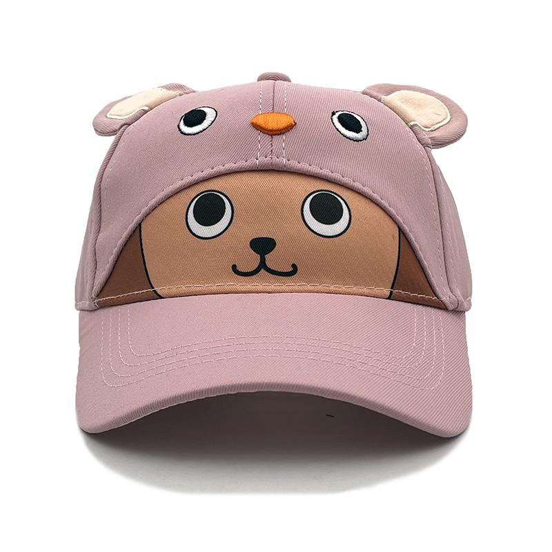 One Piece Chopper Three-Dimensional Animation Character Children S Hat Men S And Women S Baseball Caps Children S Caps Peaked Caps розовый