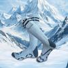 USB Heated Socks with 4 Heating Levels, Electric Foot Warmer for Men & Women in Skiing, Hiking & Winter Work