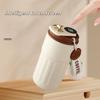 450ML Thermo Cafe Kaffeetasse Auto Thermosbecher 316 Edelstahl Reise Thermobecher für Tee Kaffee Smart Display Temperatur