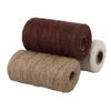 3 szt. Lina jutowa, biało-brązowa, khaki, pleciona, DIY, pakowanie, grube nici, materiały 2 mm