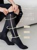 Maison Peony EXA Compression Level Tightening Compression Below the Suitable for Office and Other Made in Japan Socks, 4, Socks, Knee, Nurses, Work,