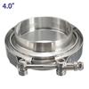 ZUCZUG 1.5-6.0"  Tubor Exhaust V Band Clamp with Male  and Female Flange Design for Exhaust Pipe Clamp Stainless Steel 304