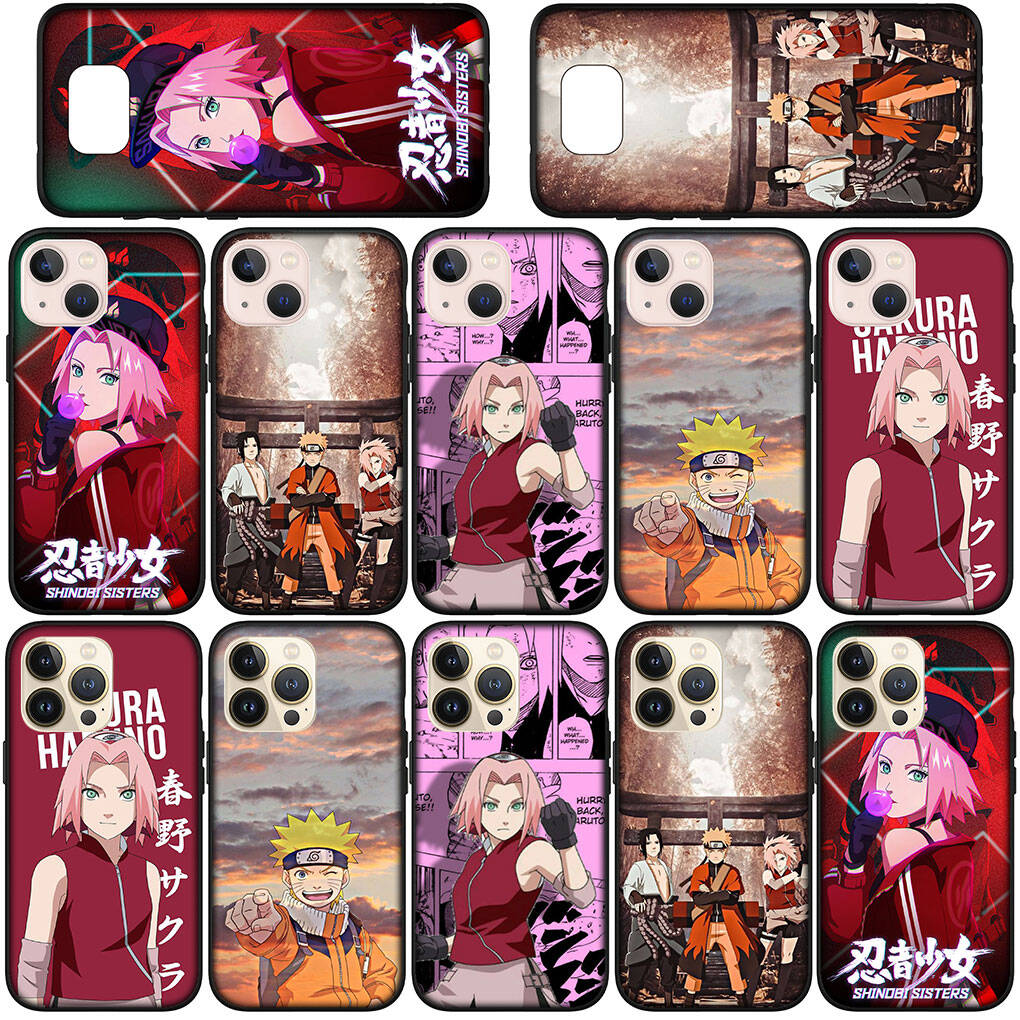 for Samsung Galaxy S25 S24 S23 S22 Ultra FE Plus A17 A37 A57 A56 A55 A06 A16 A15 A36 A26 A35 A05 A25 A54 A34 S9 Phone Case Haruno Sakura Naruto Cover