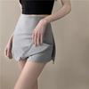 Asymmetric Women's A-line Culottes Side Slit Skirt with Safety Shorts Mini Shorts Skirt  Girls