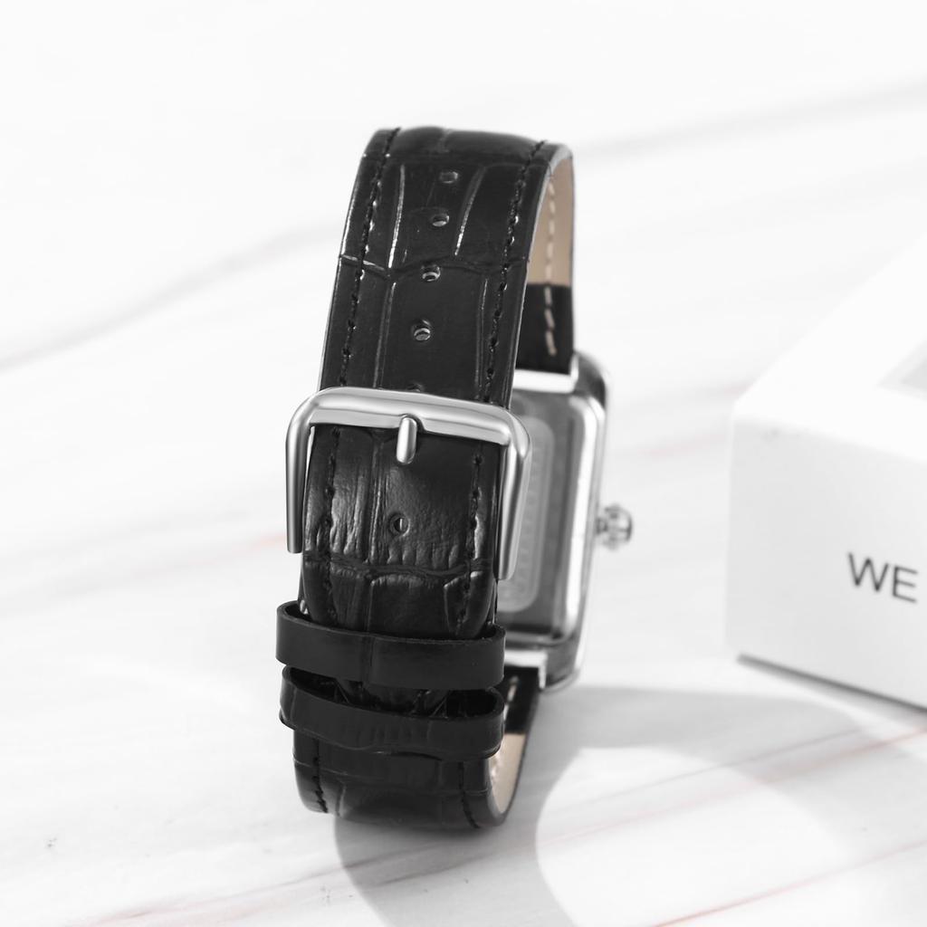 Einfache Antike Lederuhr für Herren: Quadratische Analogu-Uhr mit wasserdichtem Lederarmband, Lässiges, Business- und Mode-Design - Perfektes Geschenk für