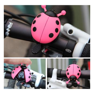 1PC Fahrrad Kleine Glocke Cartoon Käfer Marienkäfer Radfahren Glocken Für Schöne Kinder Mädchen Fahrrad Fahrt Mini Glocke Alarm Fahrrad Zubehör
