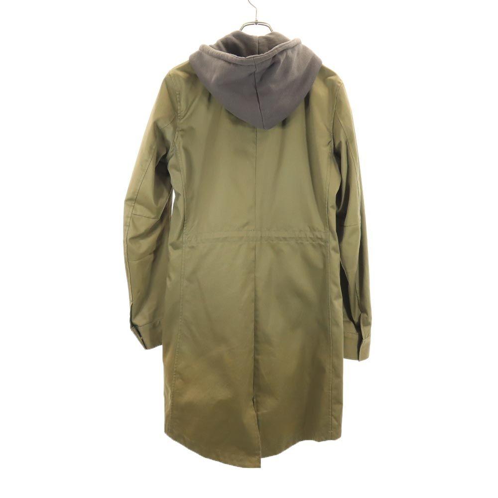 Wjk Reluxe Made In Japan 2way Military Coat S Khaki Sweatshirt Hood Men's Used