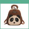Letter Shaped Panda Backpack Childrens Cartoon Bag Detachable Shoulder Strap