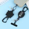 1 Set Smartphone Safety Lanyard Strap Retractable Phone Holder With Carabiner Anti-Drop Harness For Hiking Cycling Climbing