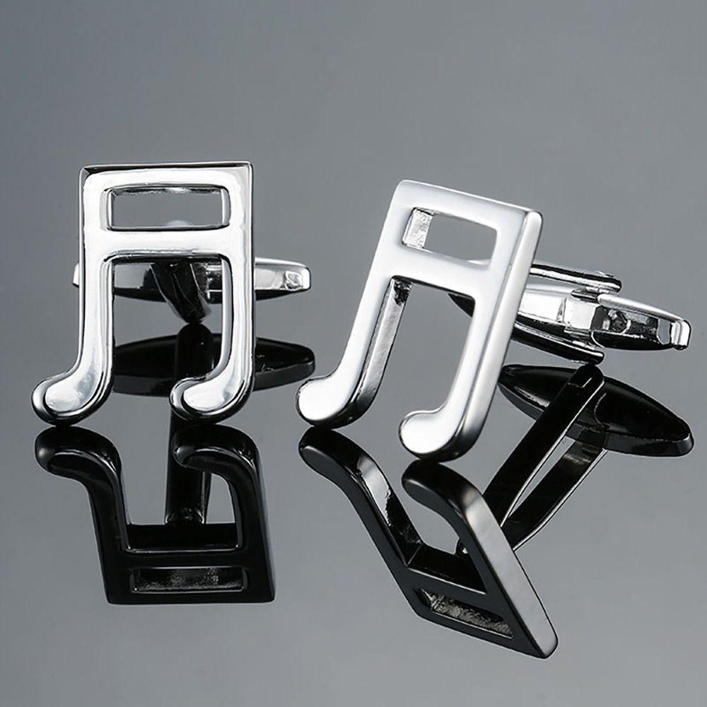 Treble Clef Music Note Sleeve Button Piano Music Instrument Series Cufflinks  Concert Accessories