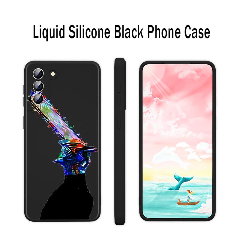 

Аниме Человек-бензопила для Samsung Galaxy Note 20 10 S10 S21 S20 FE Ultra Plus Lite Pro 5G Чехол для телефона Жидкий силикон Capa Samsung S21 Ultra 5G