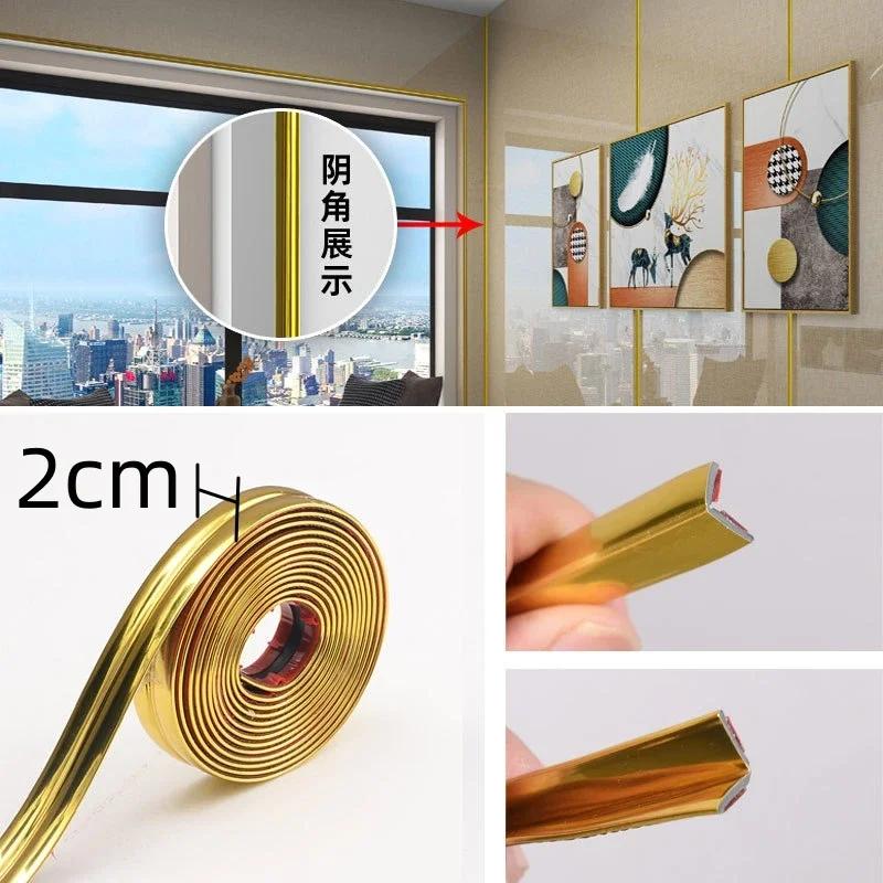 Home Decoration Stickers Self-adhesive Room Decor 5M Furniture Edge Protections Baby Safety Tape Wall Sticker Strips Posters