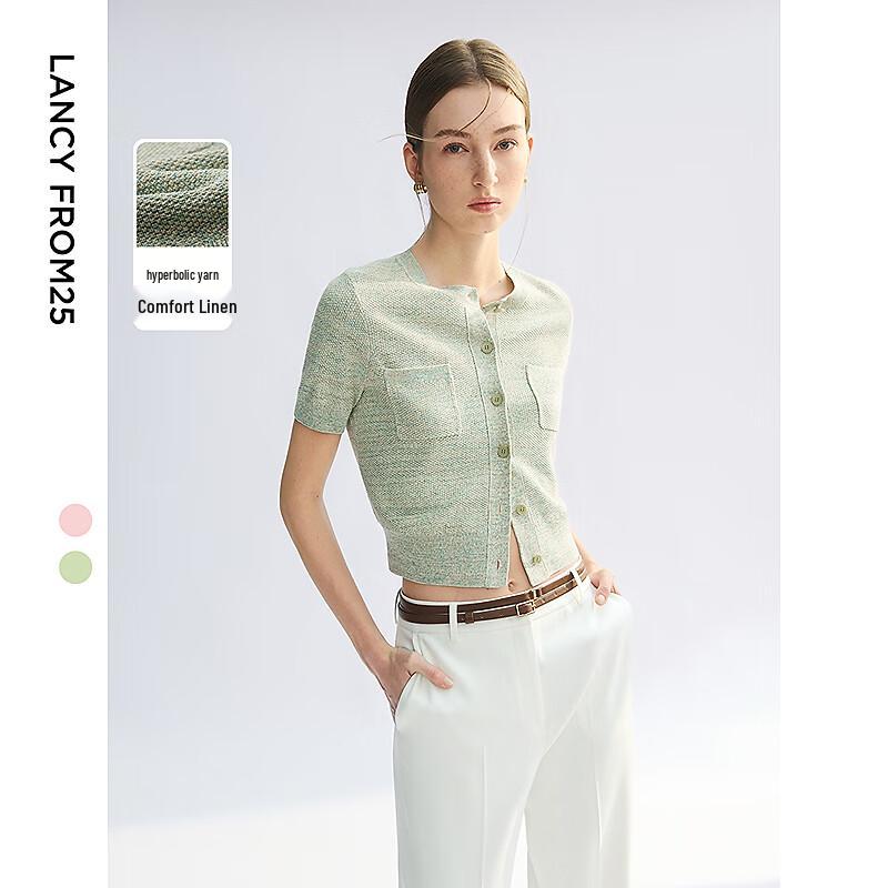 

Lanzi Linen Blend Knit Cardigan Top 2XL