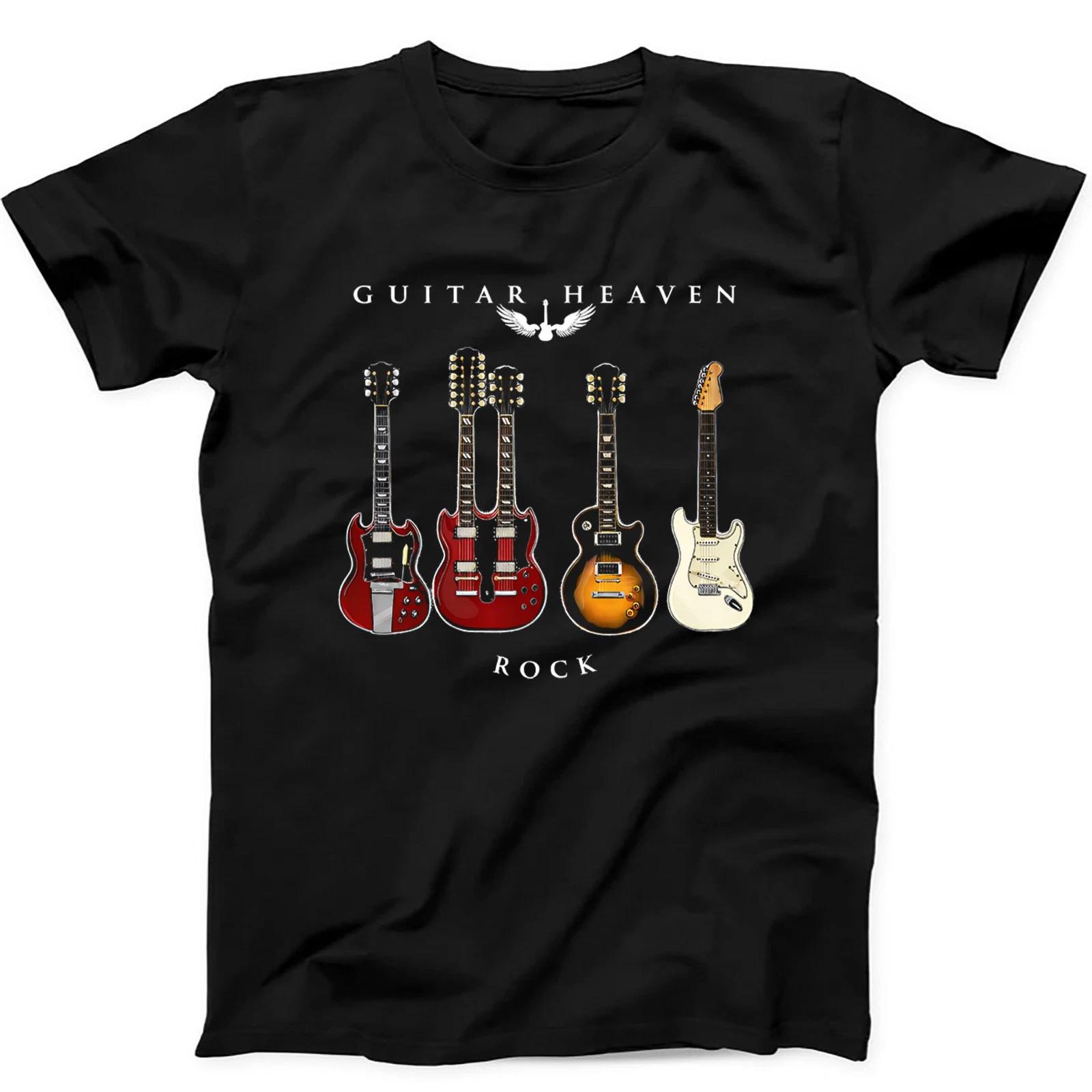 Guitar Heaven Rock Music Funny Gift T Shirt 585 XXXXL