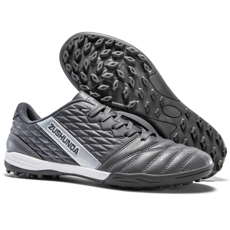 

New Men Soccer Ankle Indoor Cleats Grass Sport TF/FG Futsal Football Training Kids Match selling High top quality 39