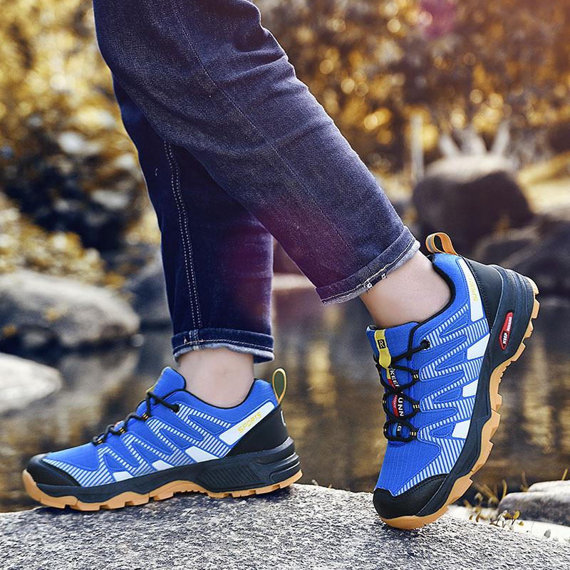 New hiking shoes men's large size 47 breathable non-slip outdoor cycling shoes travel camping off-road hiking shoes