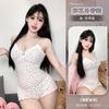 Sex Underwear Pure Desire Wind V-neck Small Floral Suspender Nightdress, Small Sexy Rose Floral Onesie Suspender Wholesale