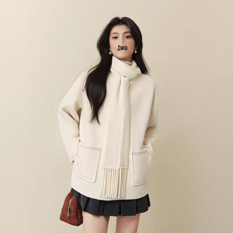 SEIFINI Gentle Moonlight Wool Blend Coat