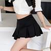 Fashion High Waisted A-Line Suit Skirt for Women Cute Sexy Pleated Mini Skirt Vintage Korean Style Clothing Spring Summer
